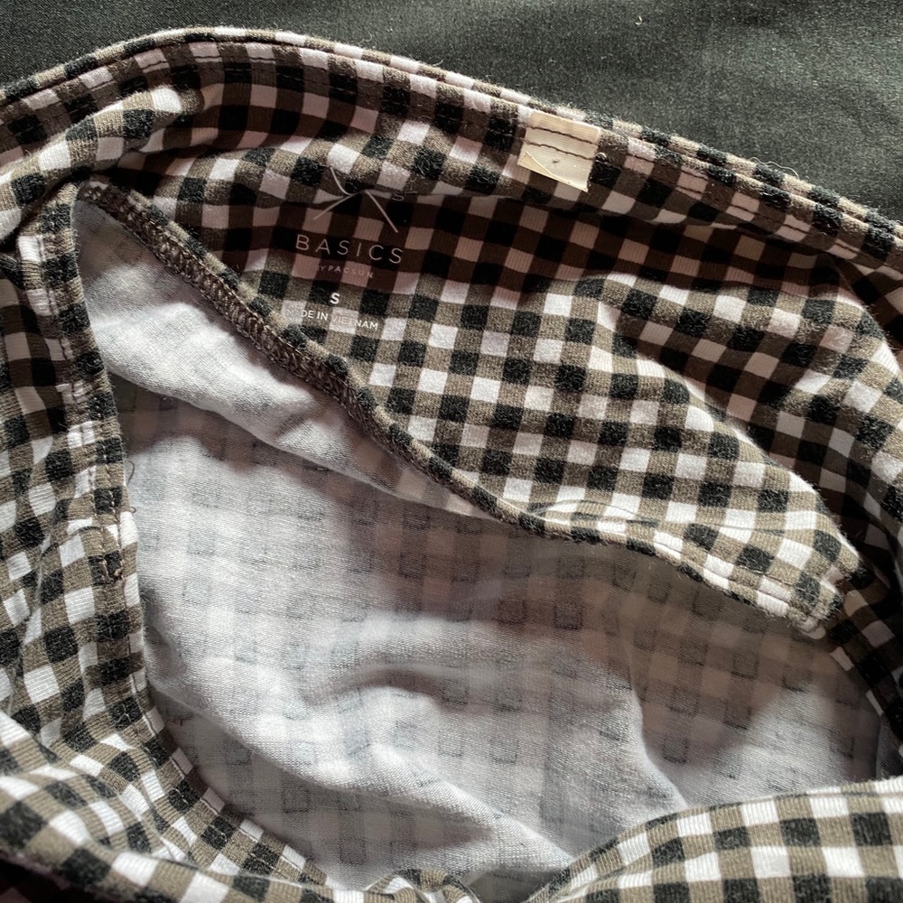 🌟pacsun checkered tube top!! - Picture 4 of 4